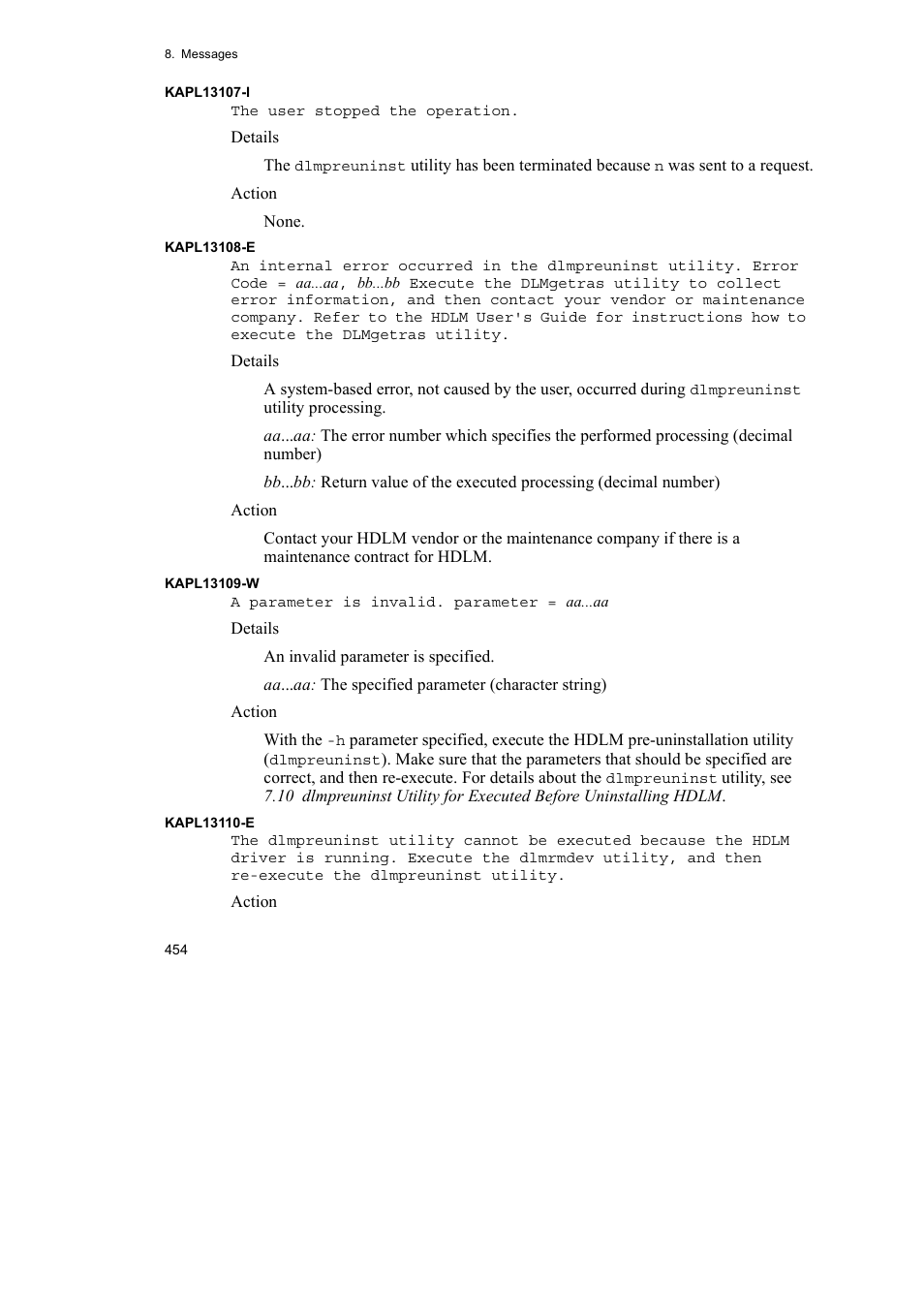 HP Hitachi Dynamic Link Manager Software User Manual | Page 476 / 510