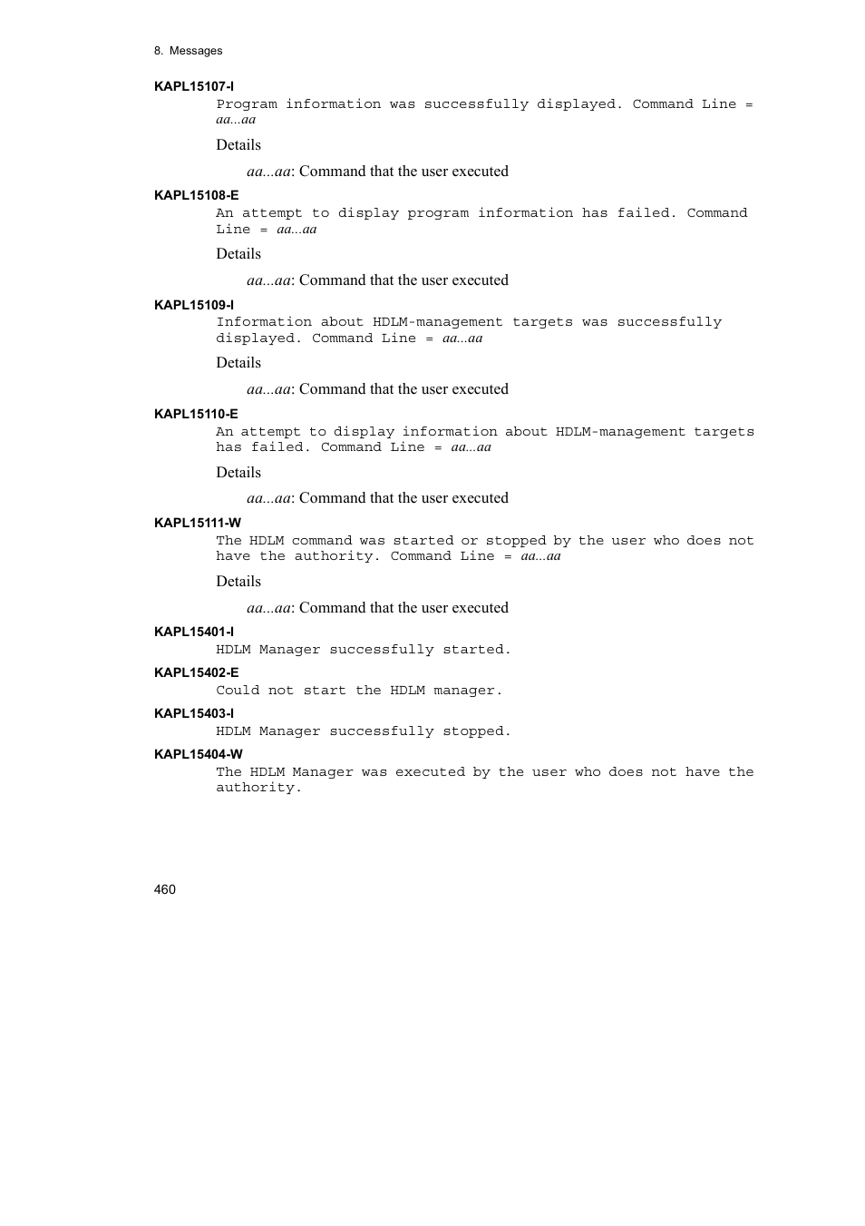 HP Hitachi Dynamic Link Manager Software User Manual | Page 482 / 510