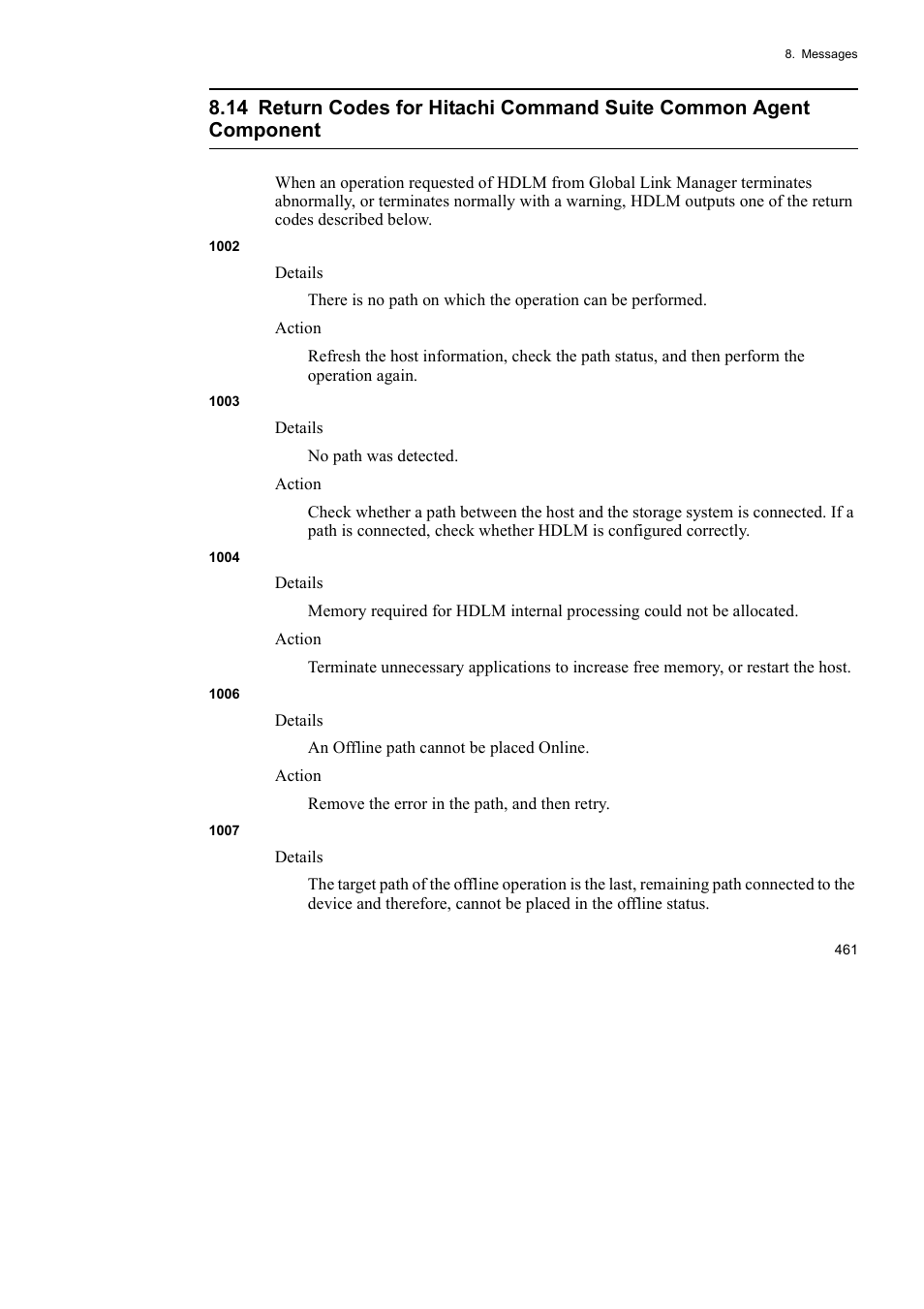 HP Hitachi Dynamic Link Manager Software User Manual | Page 483 / 510