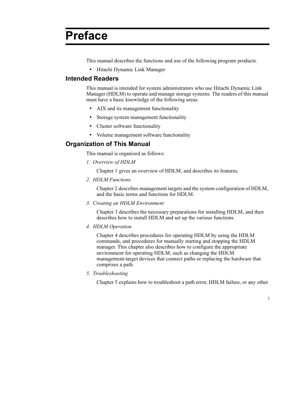 Preface | HP Hitachi Dynamic Link Manager Software User Manual | Page 5 / 510