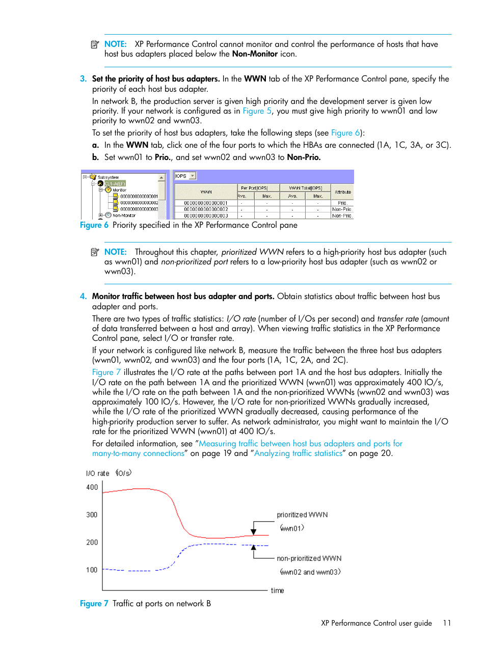 Figure 7 traffic at ports on network b, 7 traffic at ports on network b | HP StorageWorks XP Remote Web Console Software User Manual | Page 11 / 85
