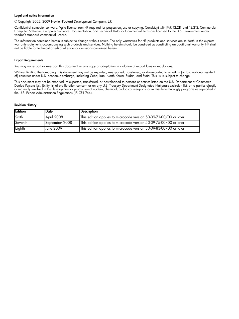 HP StorageWorks XP Remote Web Console Software User Manual | Page 2 / 85