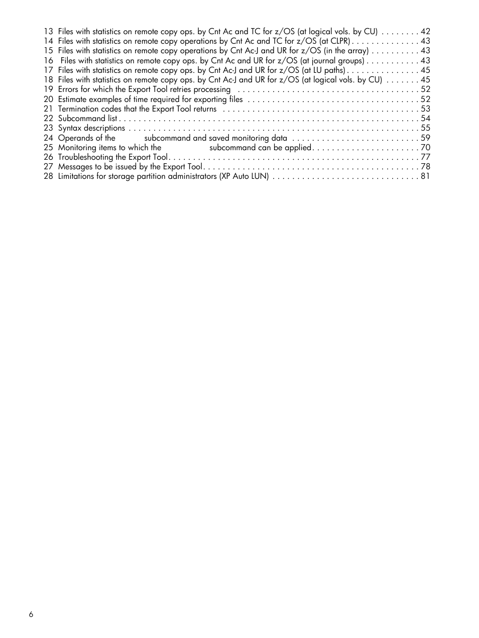 HP StorageWorks XP Remote Web Console Software User Manual | Page 6 / 85