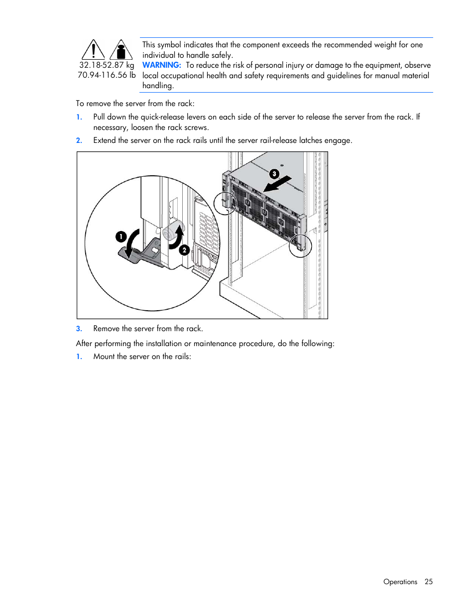 HP ProLiant DL580 Gen8 Server User Manual | Page 25 / 109