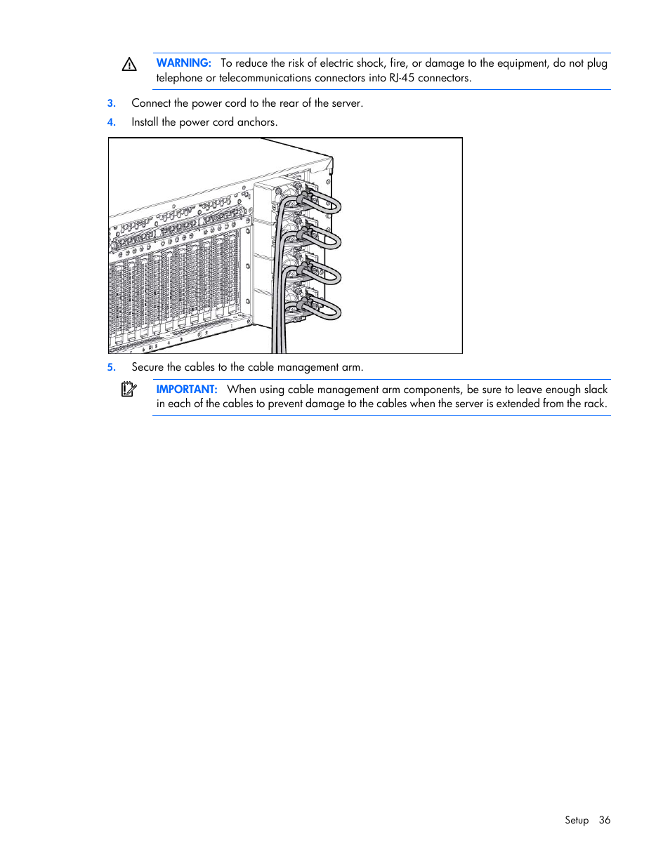 HP ProLiant DL580 Gen8 Server User Manual | Page 36 / 109