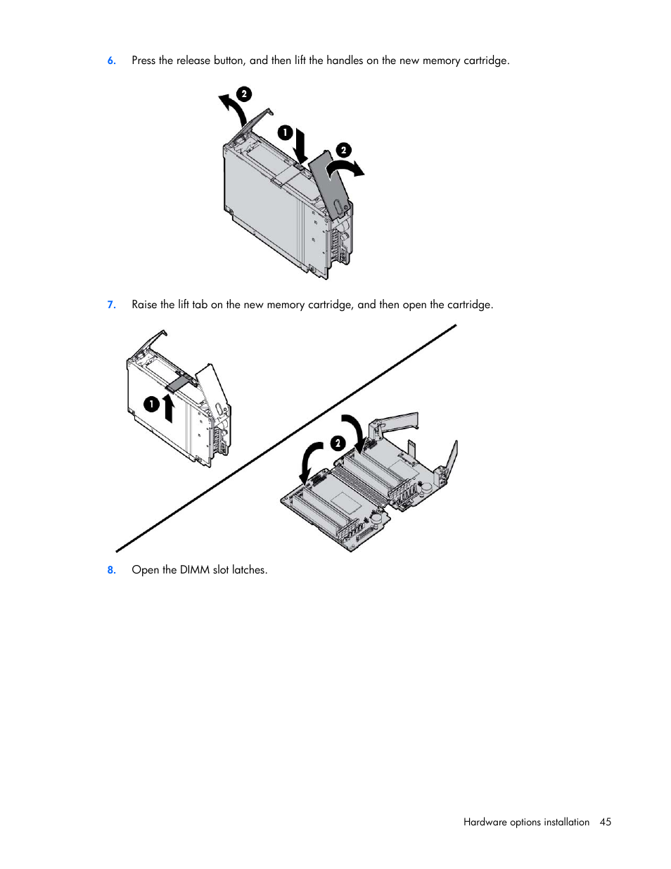 HP ProLiant DL580 Gen8 Server User Manual | Page 45 / 109