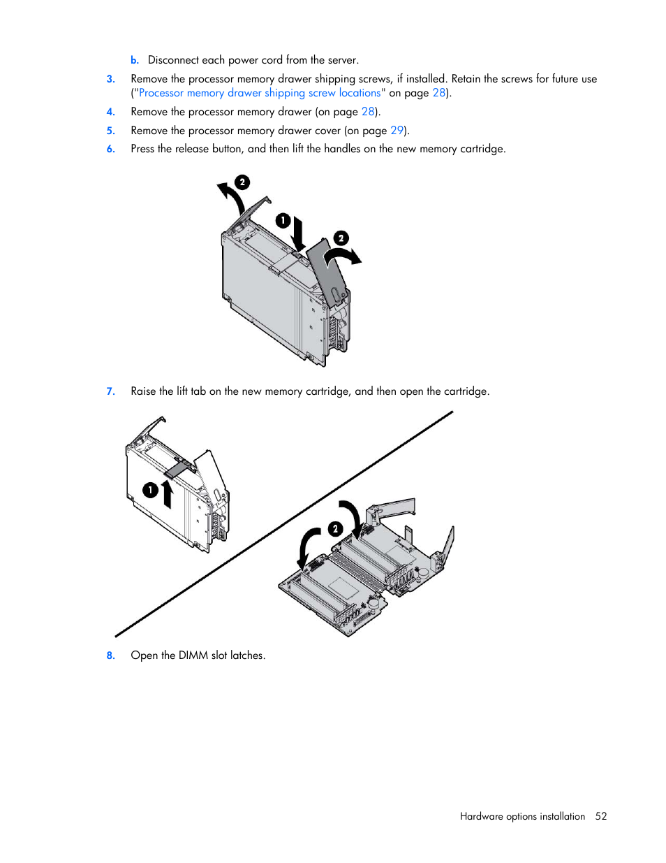 HP ProLiant DL580 Gen8 Server User Manual | Page 52 / 109