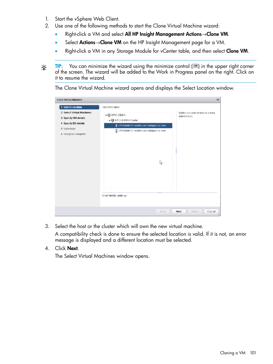 HP OneView for VMware vCenter User Manual | Page 101 / 153