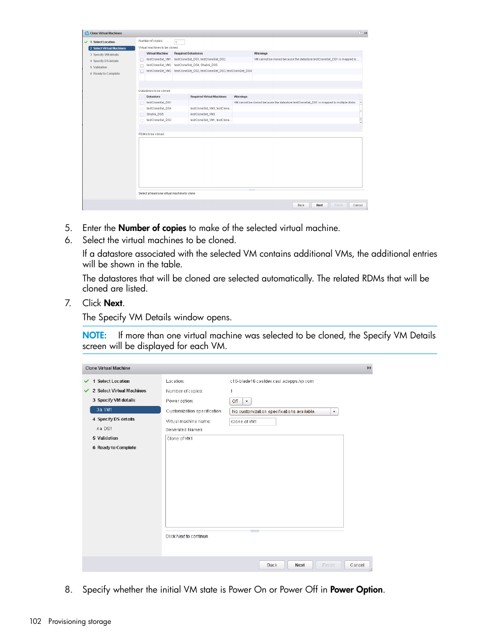 HP OneView for VMware vCenter User Manual | Page 102 / 153