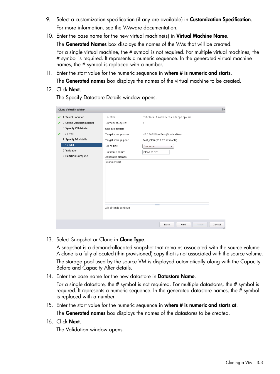 HP OneView for VMware vCenter User Manual | Page 103 / 153