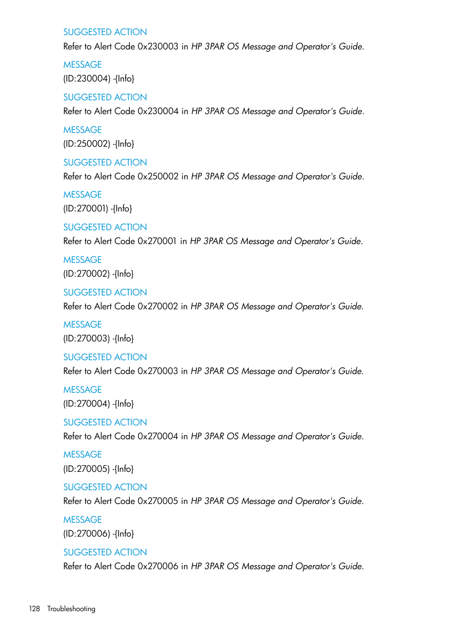 HP OneView for VMware vCenter User Manual | Page 128 / 153