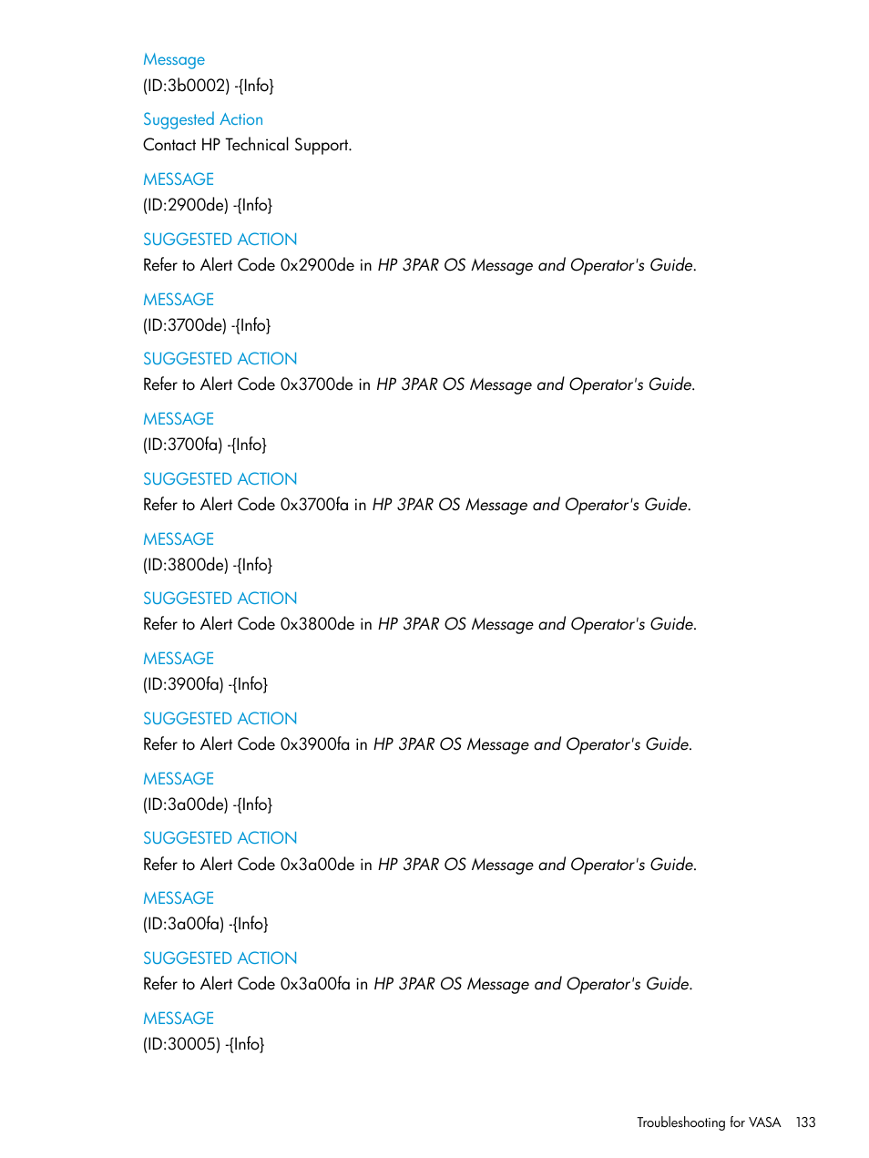 HP OneView for VMware vCenter User Manual | Page 133 / 153