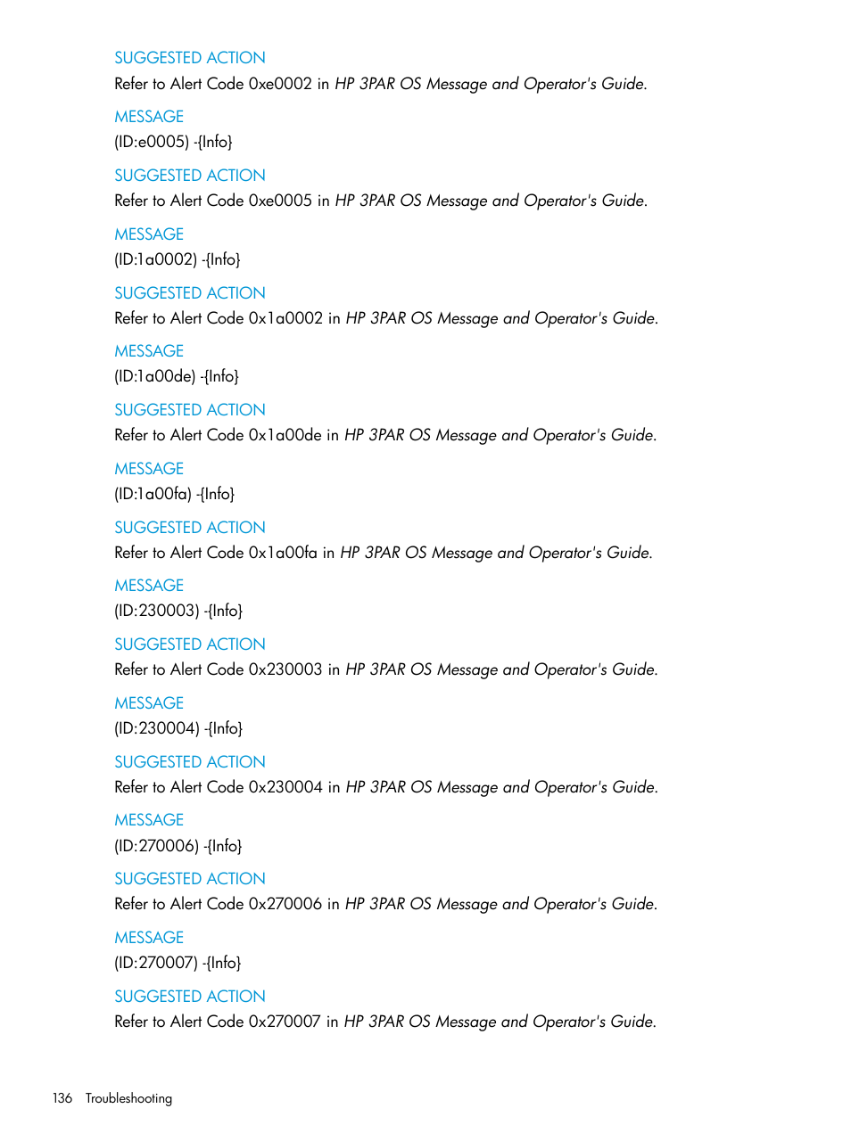 HP OneView for VMware vCenter User Manual | Page 136 / 153