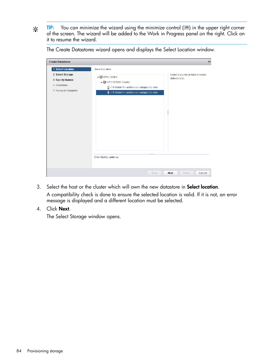 HP OneView for VMware vCenter User Manual | Page 84 / 153