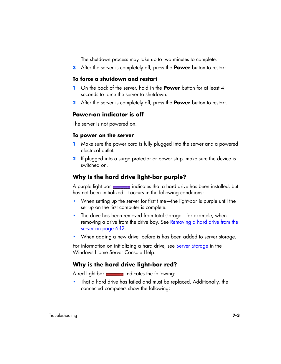 HP EX475 MediaSmart Server User Manual | Page 117 / 192