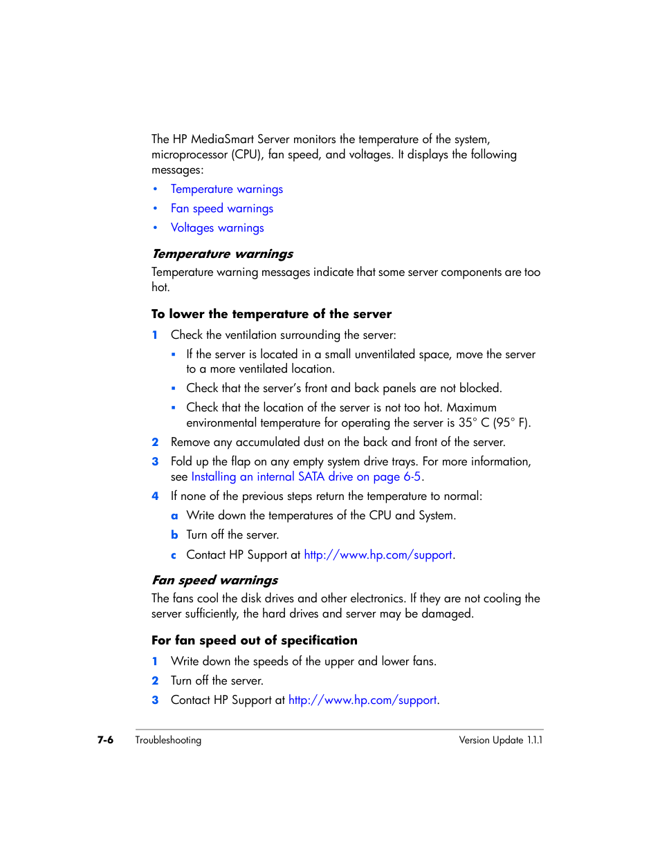 HP EX475 MediaSmart Server User Manual | Page 120 / 192
