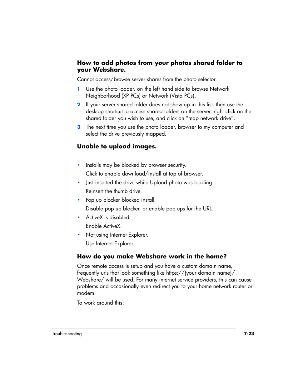 HP EX475 MediaSmart Server User Manual | Page 137 / 192