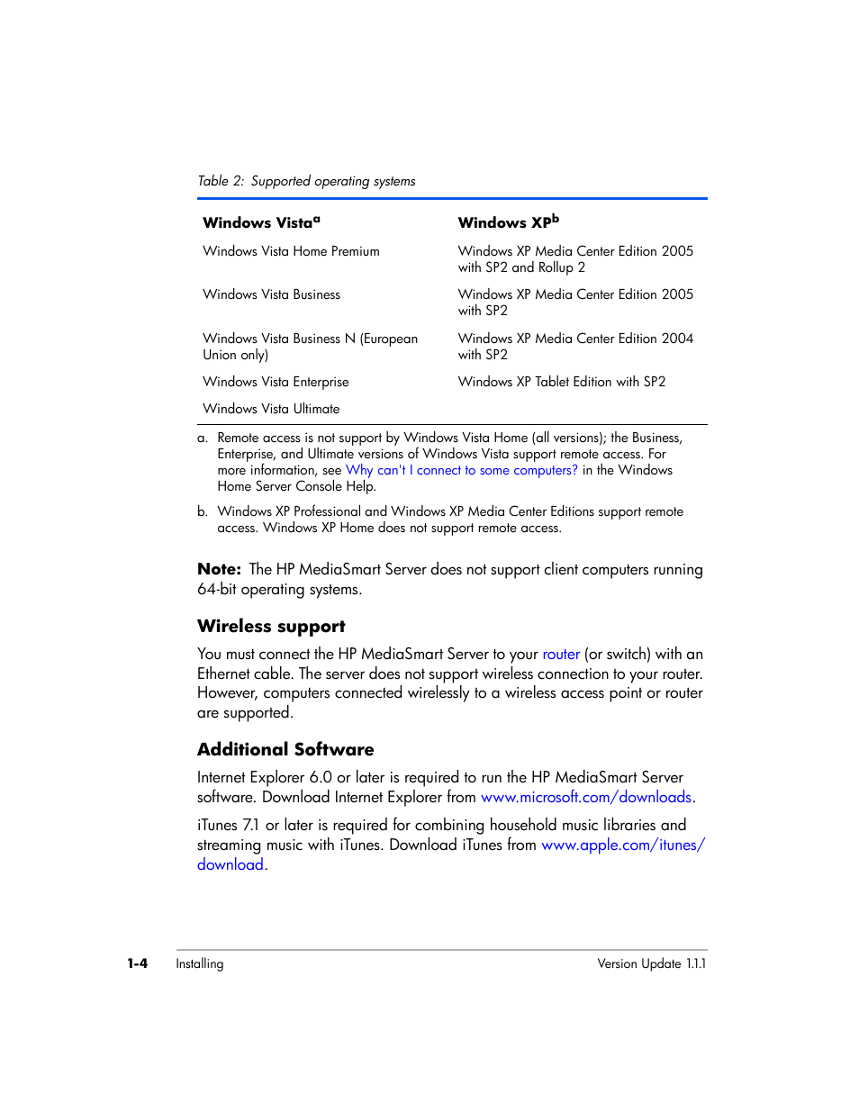 HP EX475 MediaSmart Server User Manual | Page 14 / 192