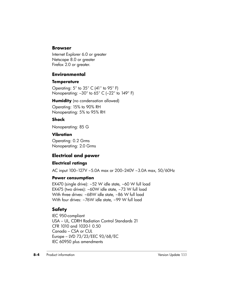 HP EX475 MediaSmart Server User Manual | Page 154 / 192