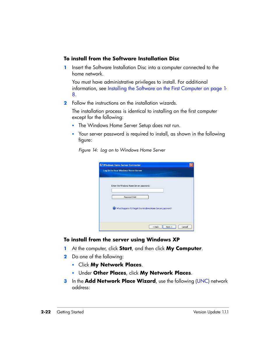HP EX475 MediaSmart Server User Manual | Page 46 / 192