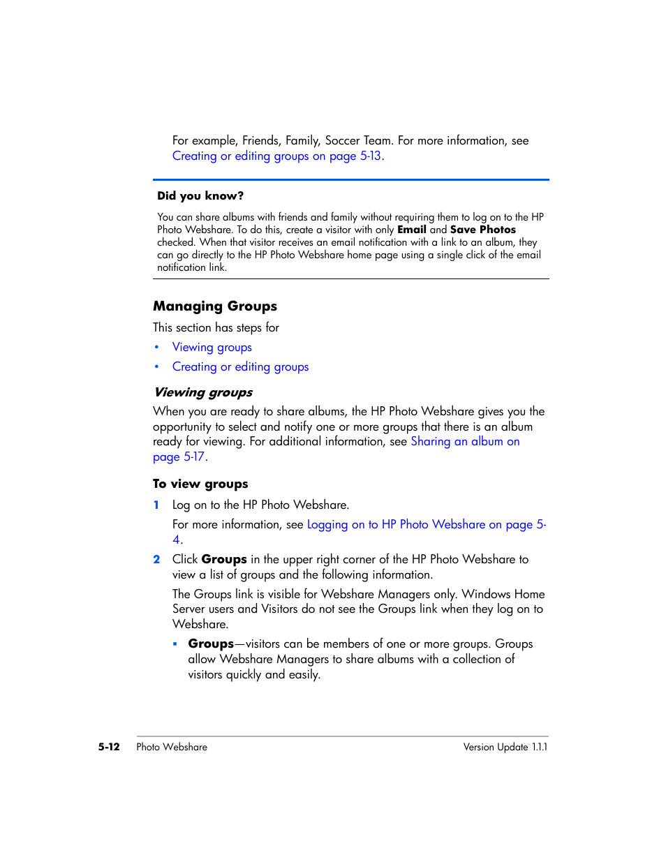 HP EX475 MediaSmart Server User Manual | Page 66 / 192