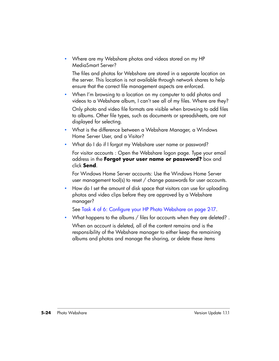 HP EX475 MediaSmart Server User Manual | Page 78 / 192