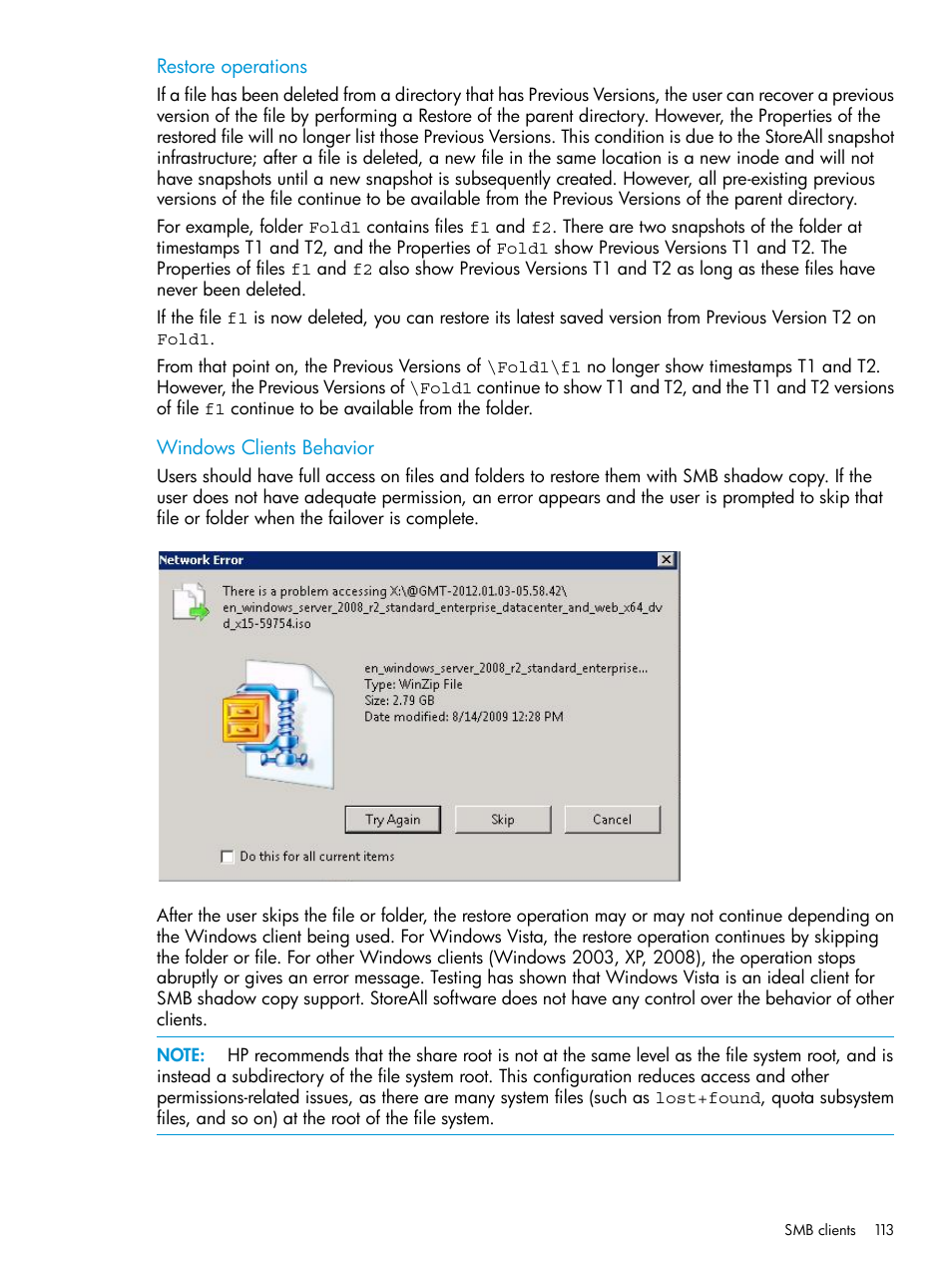 HP StoreAll Storage User Manual | Page 113 / 406