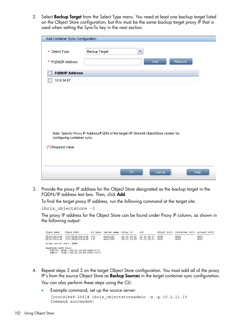 HP StoreAll Storage User Manual | Page 152 / 406