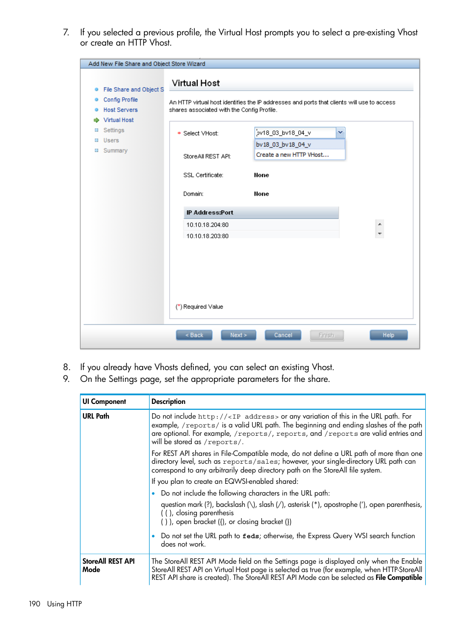 HP StoreAll Storage User Manual | Page 190 / 406