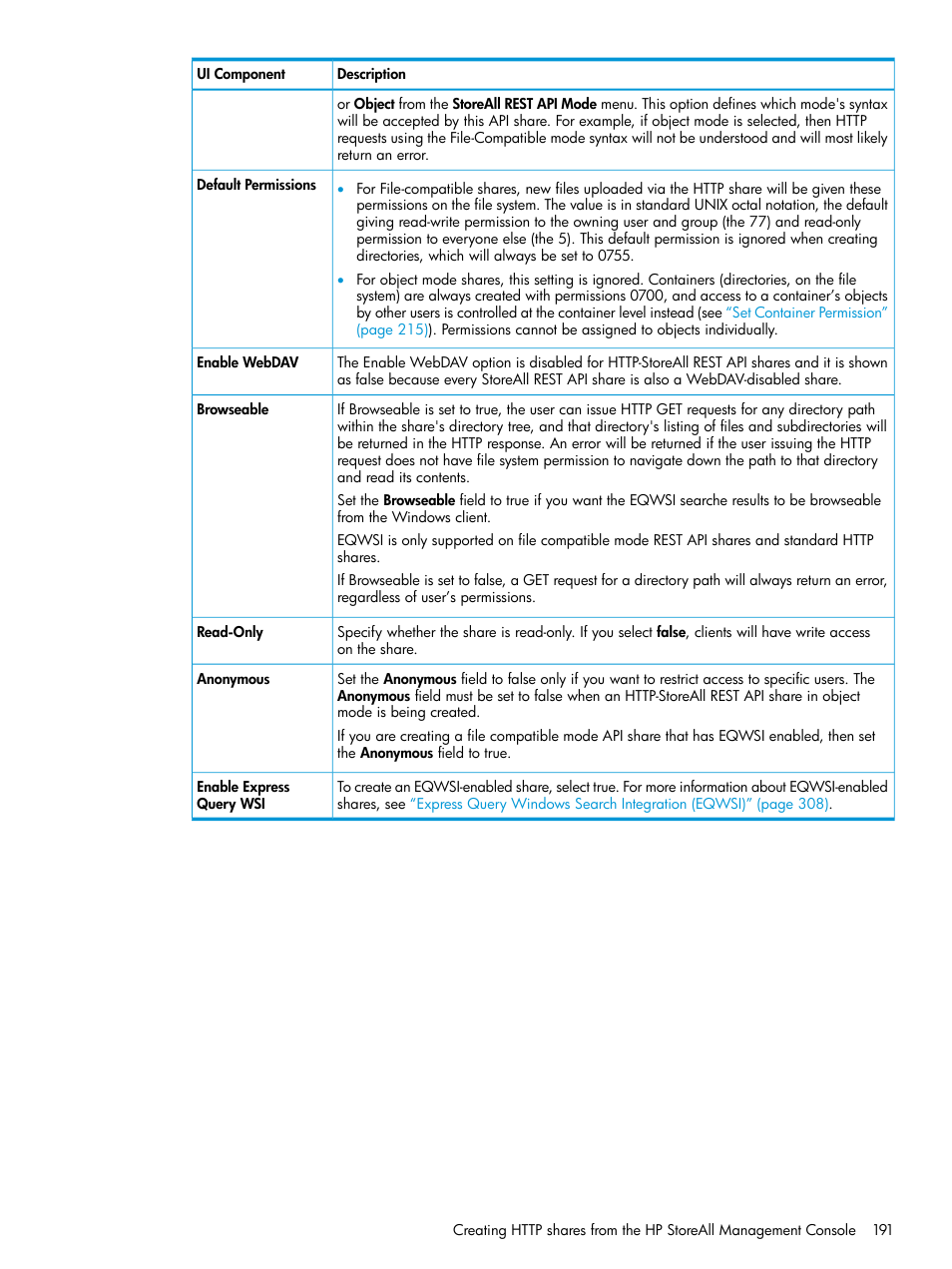 HP StoreAll Storage User Manual | Page 191 / 406