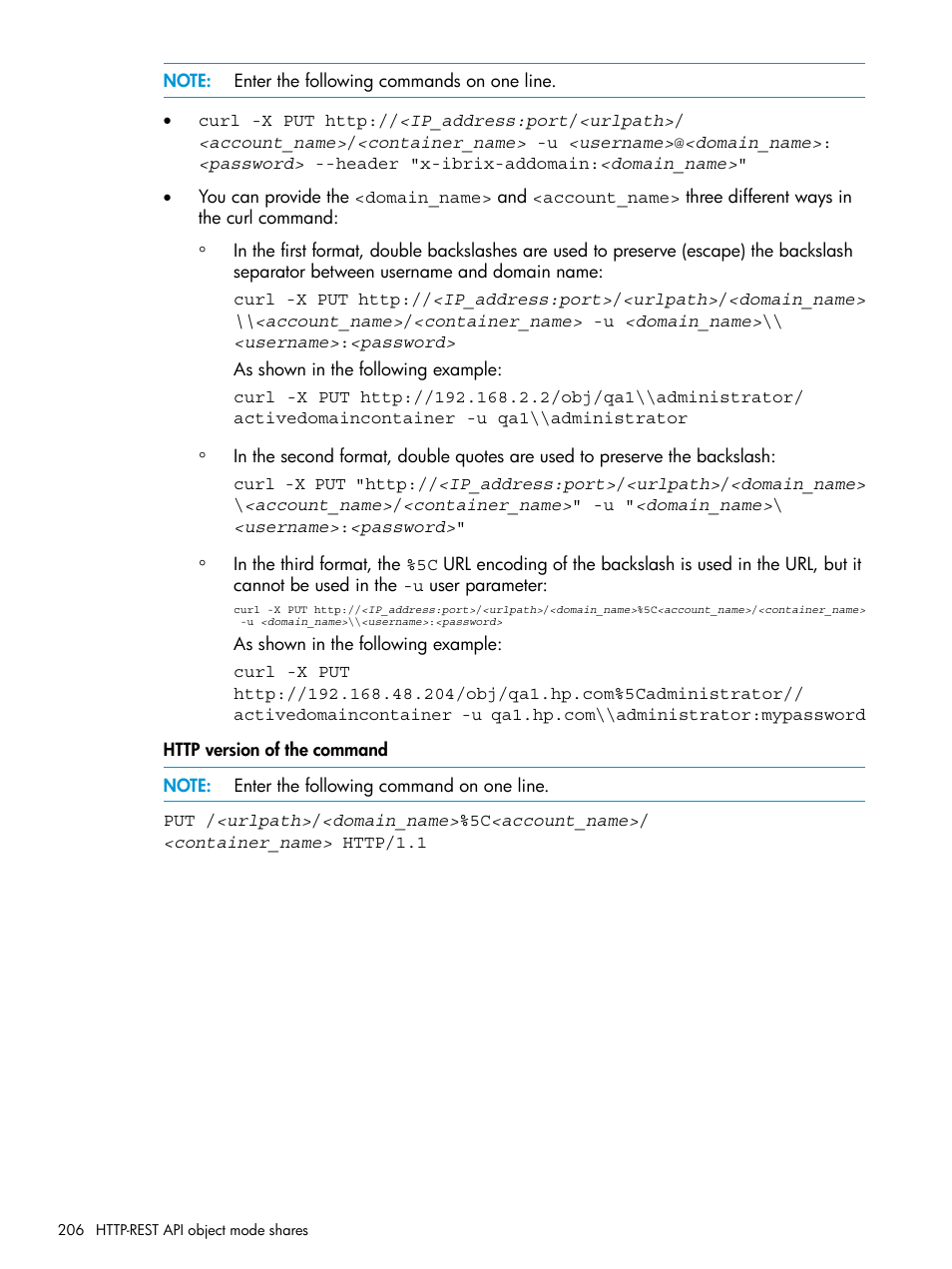 HP StoreAll Storage User Manual | Page 206 / 406