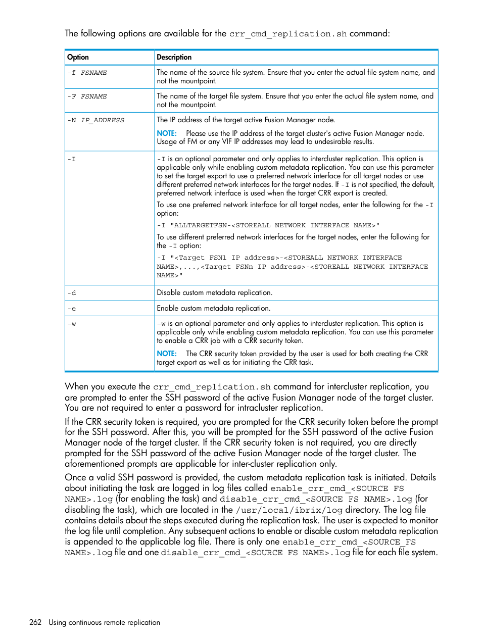 HP StoreAll Storage User Manual | Page 262 / 406