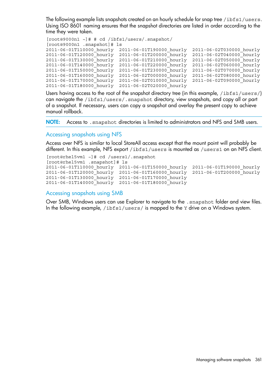 HP StoreAll Storage User Manual | Page 361 / 406