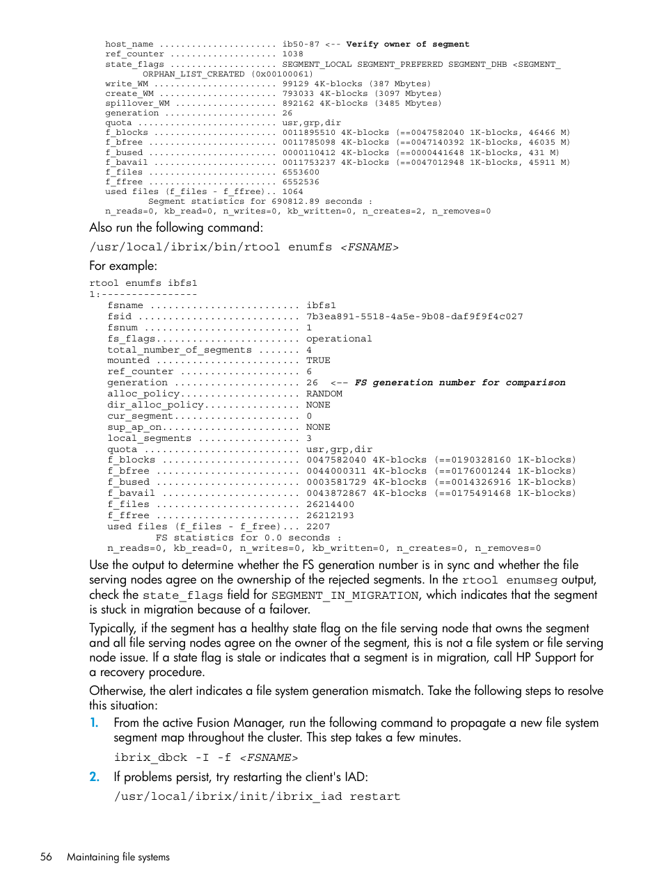 HP StoreAll Storage User Manual | Page 56 / 406