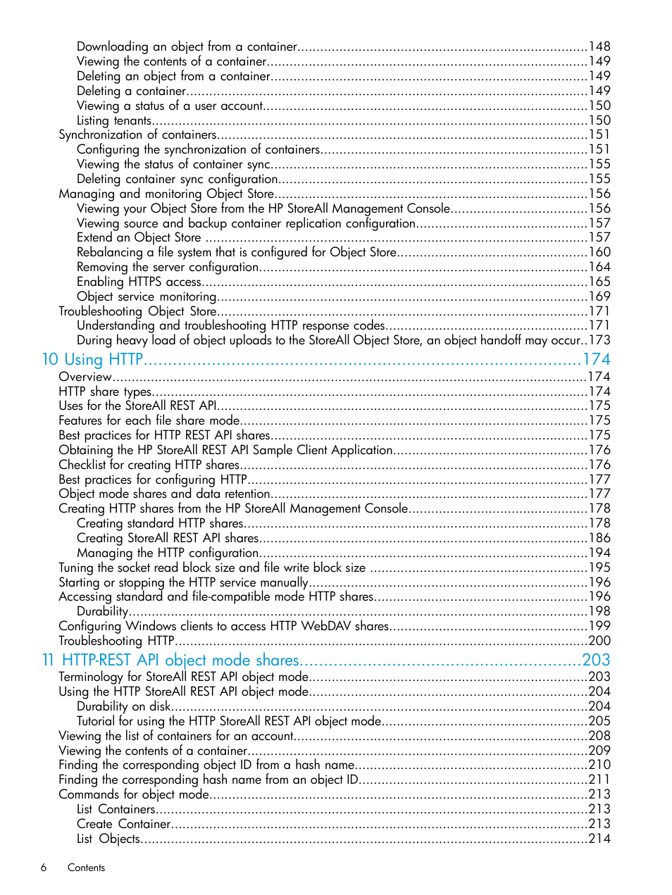HP StoreAll Storage User Manual | Page 6 / 406