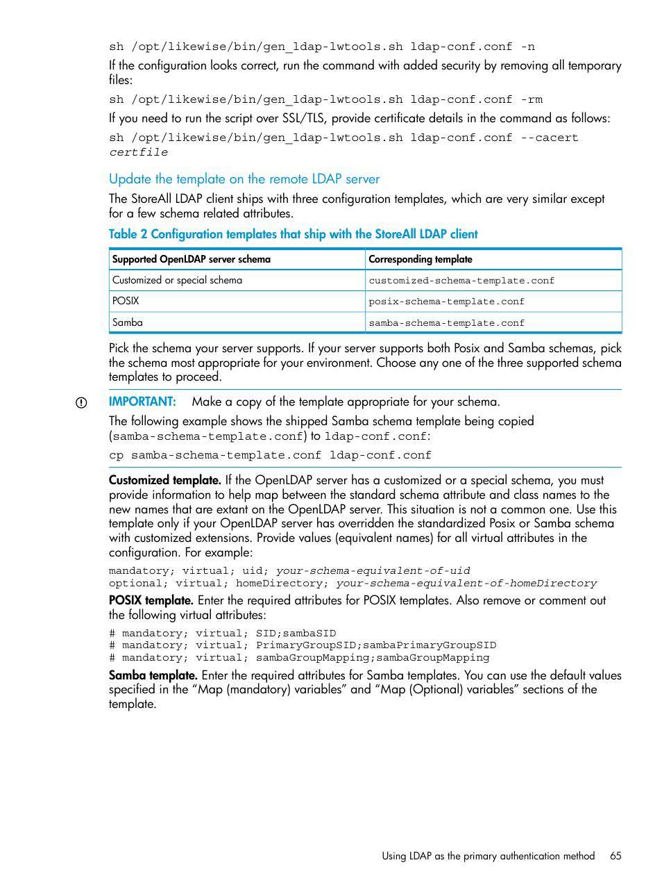 HP StoreAll Storage User Manual | Page 65 / 406