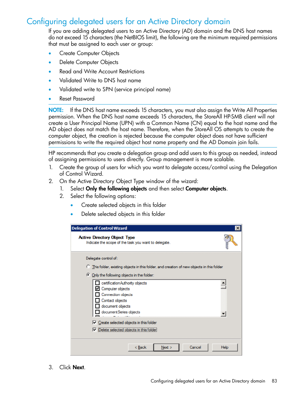 HP StoreAll Storage User Manual | Page 83 / 406