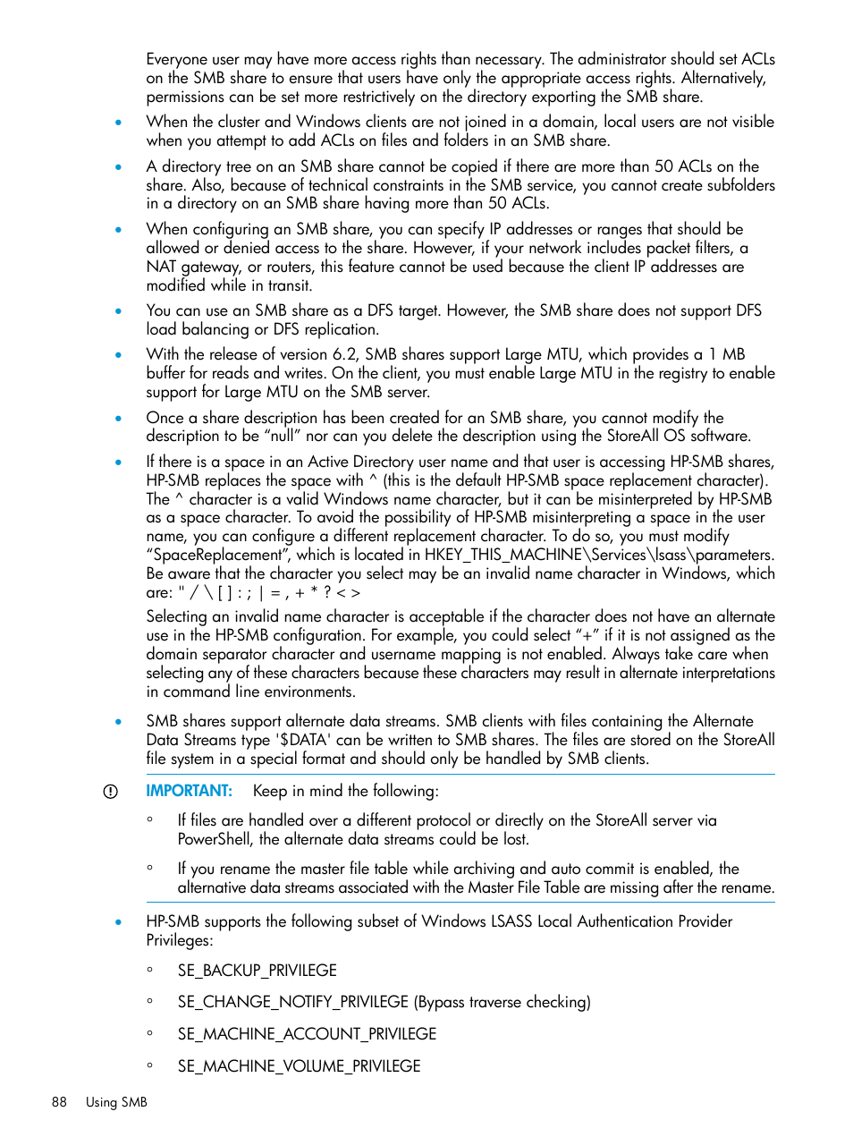 HP StoreAll Storage User Manual | Page 88 / 406
