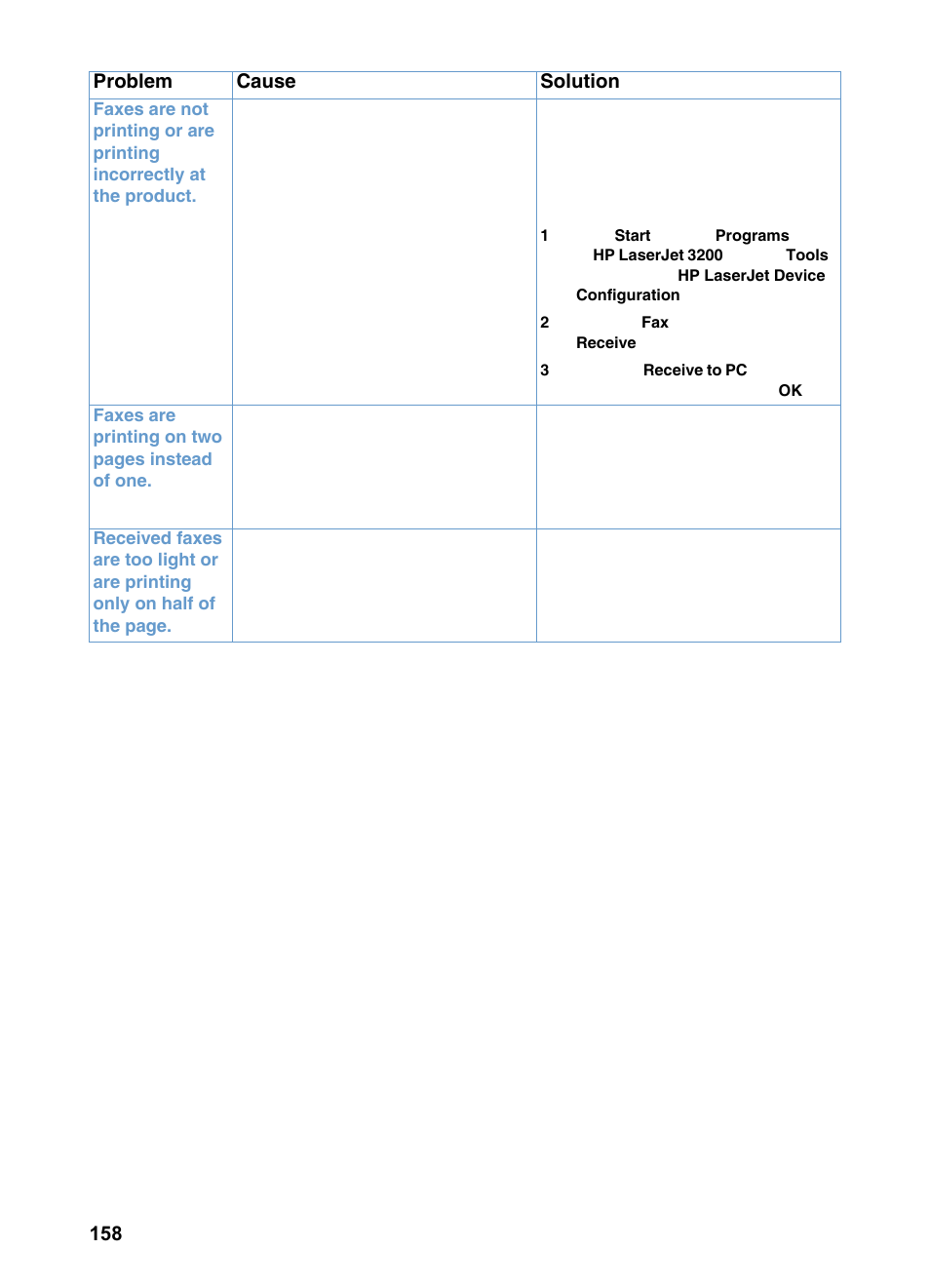 HP LaserJet 3200 All-in-One Printer series User Manual | Page 160 / 288