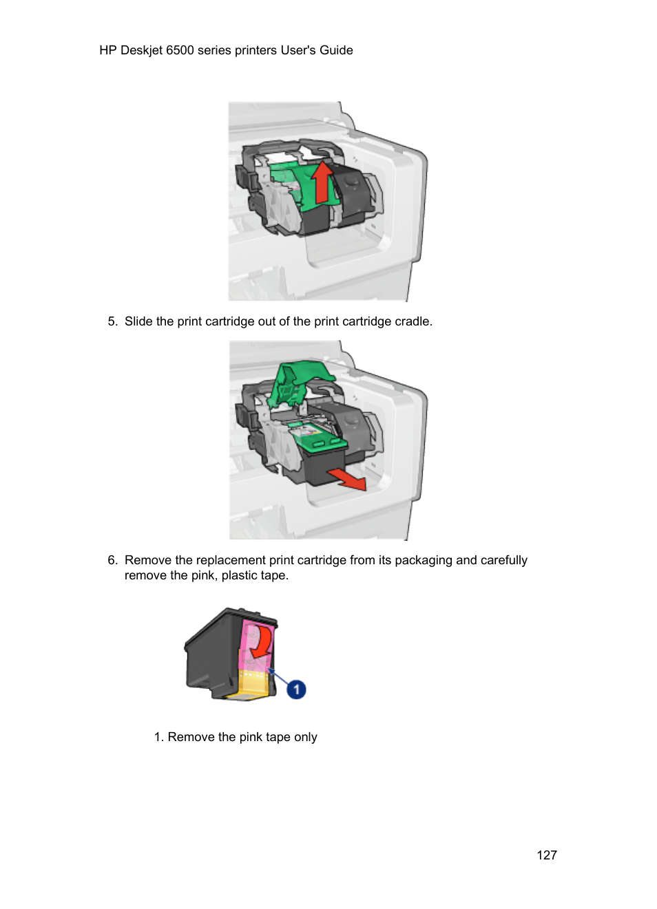 HP Deskjet 6540 Color Inkjet Printer User Manual | Page 127 / 195