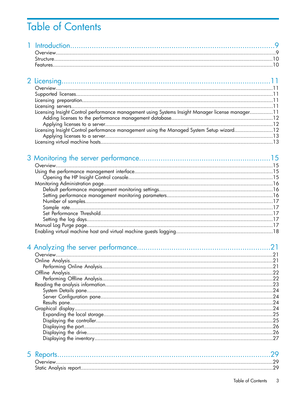 HP Insight Control User Manual | Page 3 / 81