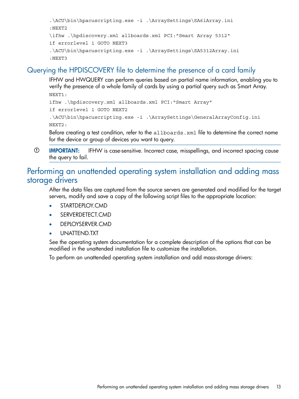 HP Intelligent Provisioning User Manual | Page 13 / 69
