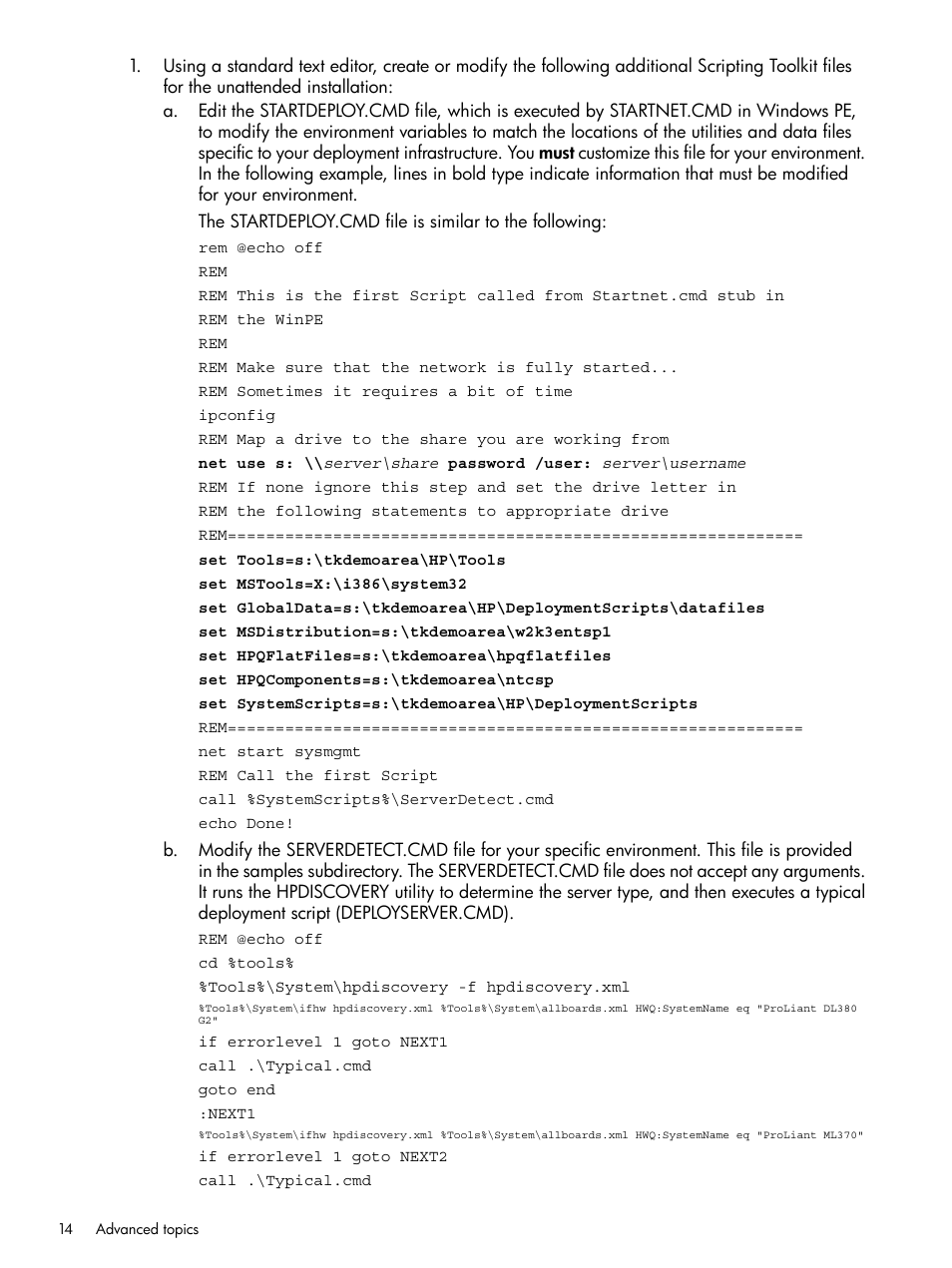 HP Intelligent Provisioning User Manual | Page 14 / 69