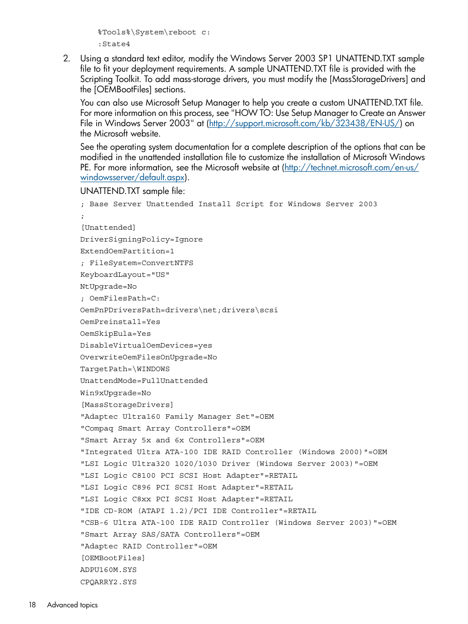 HP Intelligent Provisioning User Manual | Page 18 / 69