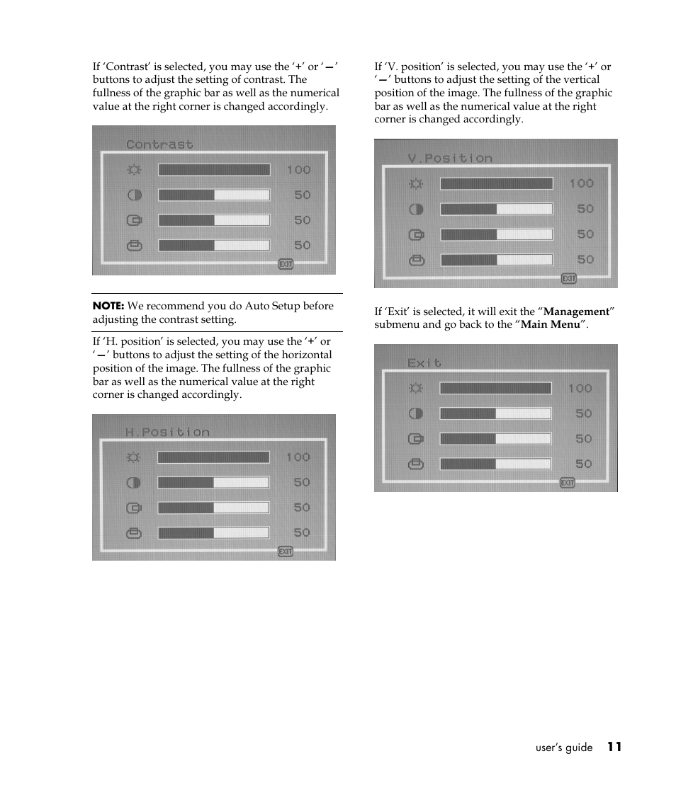 HP Pavilion vf52 15 inch Flat Panel Monitor User Manual | Page 15 / 26