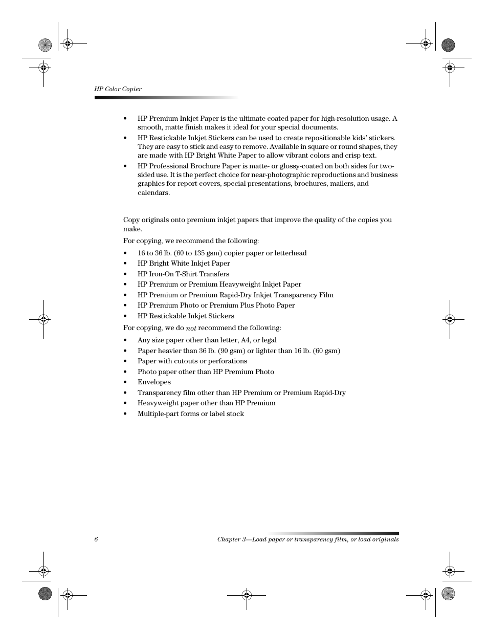 HP 120 Color Copier User Manual | Page 10 / 54