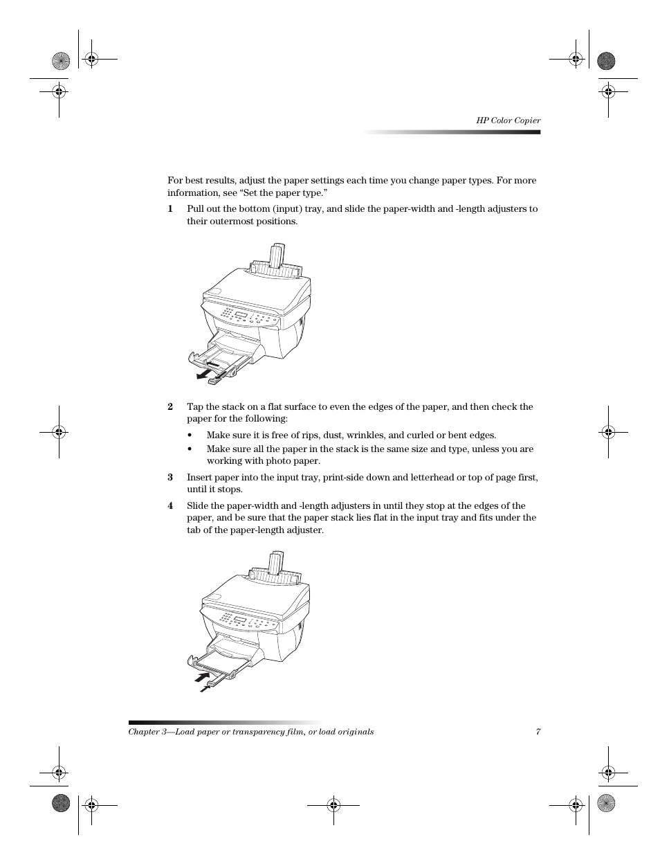 HP 120 Color Copier User Manual | Page 11 / 54