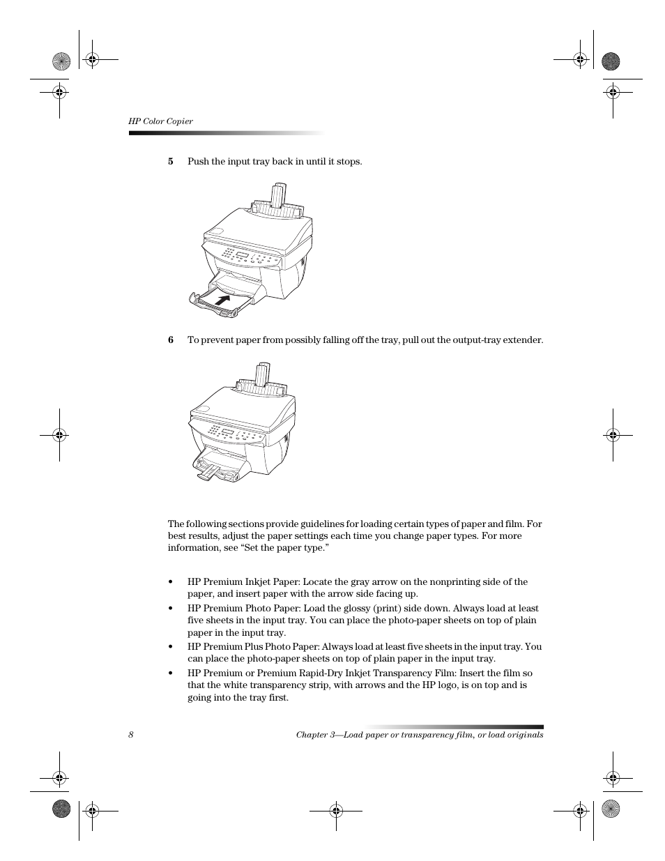 HP 120 Color Copier User Manual | Page 12 / 54