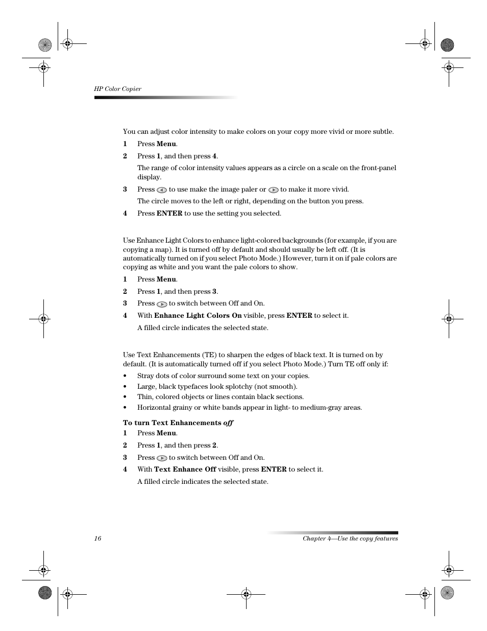 HP 120 Color Copier User Manual | Page 20 / 54