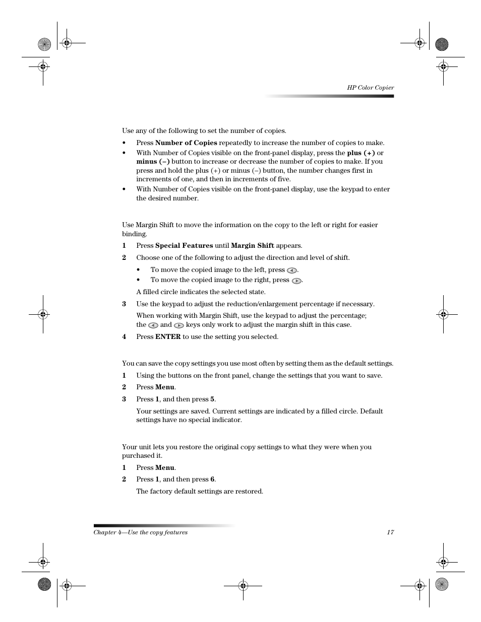 HP 120 Color Copier User Manual | Page 21 / 54